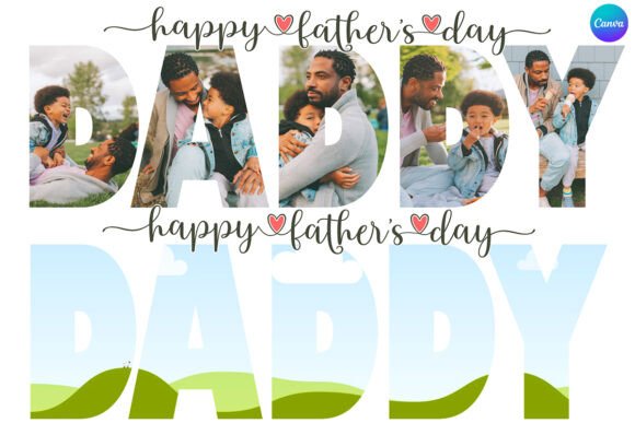Download Father's Day Canva Photo Frame - Father Collection