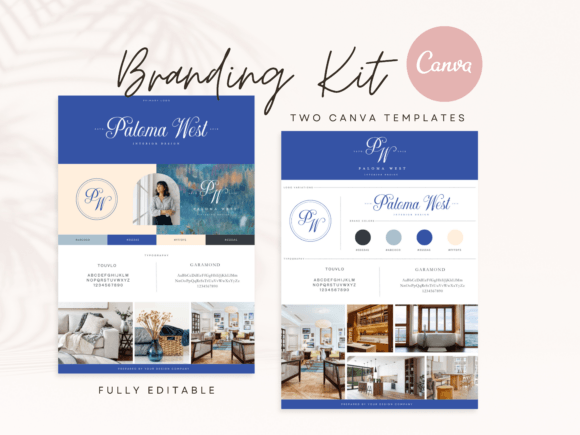 Download Brand Board Template Canva Branding Kit - Canva branding Collection